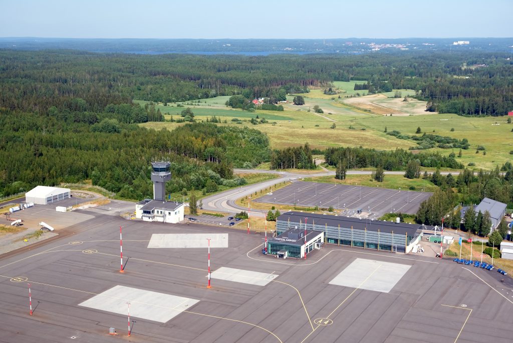gửi hàng tới sân bay Tampere-Pirkkala