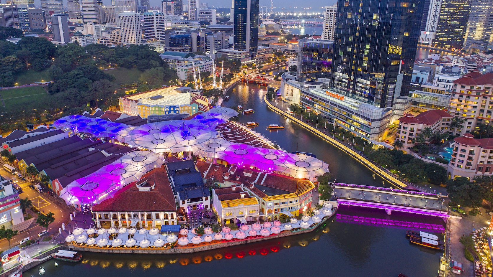 Dịch vụ booking tải hàng không từ Việt Nam đi Clarke Quay