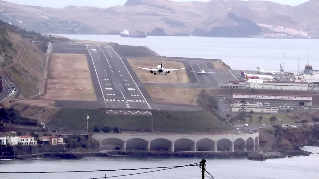 Overview of Madeira International Airport