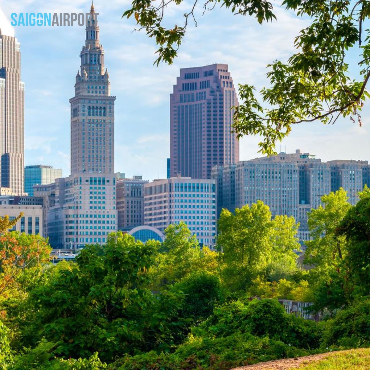 Cleveland Hopkins Intl (CLE) - Tình trạng chuyến bay, bản đồ & nhiều thứ khác