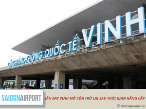 SÂN BAY VINH TRỞ LẠI SAU THỜI GIAN DÀI NÂNG CẤP