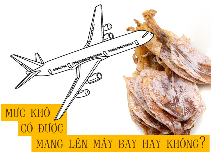QUY ĐỊNH KHI MANG MỰC KHÔ, CÁ KHÔ, TÔM KHÔ LÊN MÁY BAY – HÀNH KHÁCH CẦN BIẾT TRƯỚC KHI BAY