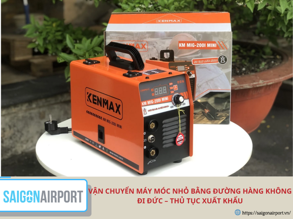 Vận chuyển máy móc nhỏ bằng đường hàng không đi Đức – Thủ tục xuất khẩu