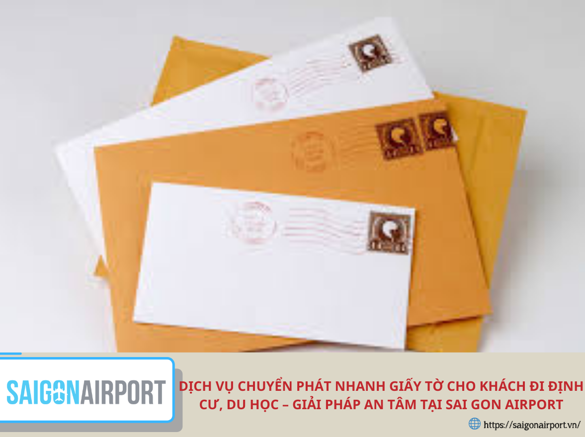 Dịch vụ chuyển phát nhanh giấy tờ cho khách đi định cư, du học – Giải pháp an tâm tại Sai Gon Airport