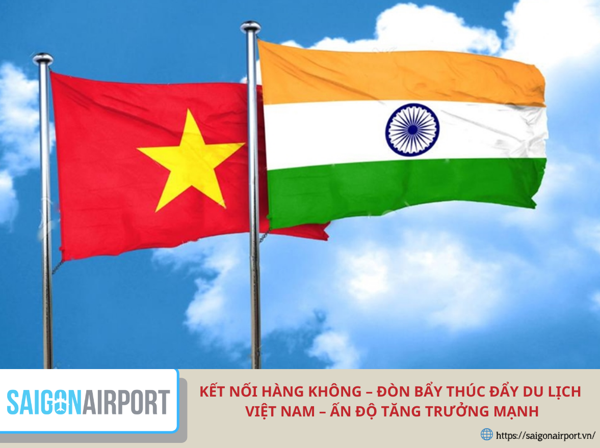 Kết nối hàng không – Đòn bẩy thúc đẩy du lịch Việt Nam – Ấn Độ tăng trưởng mạnh