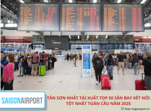 Tân Sơn Nhất tái xuất Top 50 sân bay kết nối tốt nhất toàn cầu năm 2025