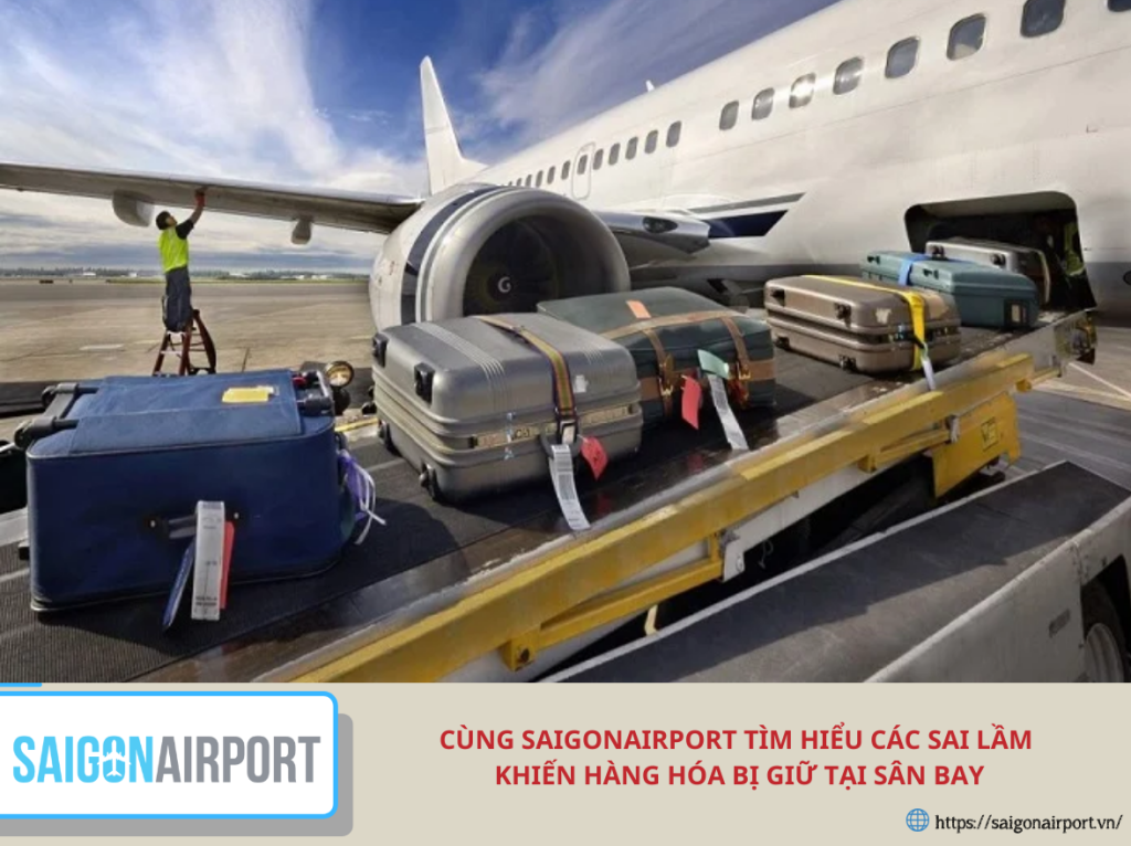 Cùng SaigonAirport tìm hiểu các sai lầm khiến hàng hóa bị giữ tại sân bay