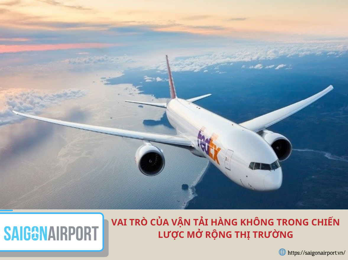 Vai trò của vận tải hàng không trong chiến lược mở rộng thị trường