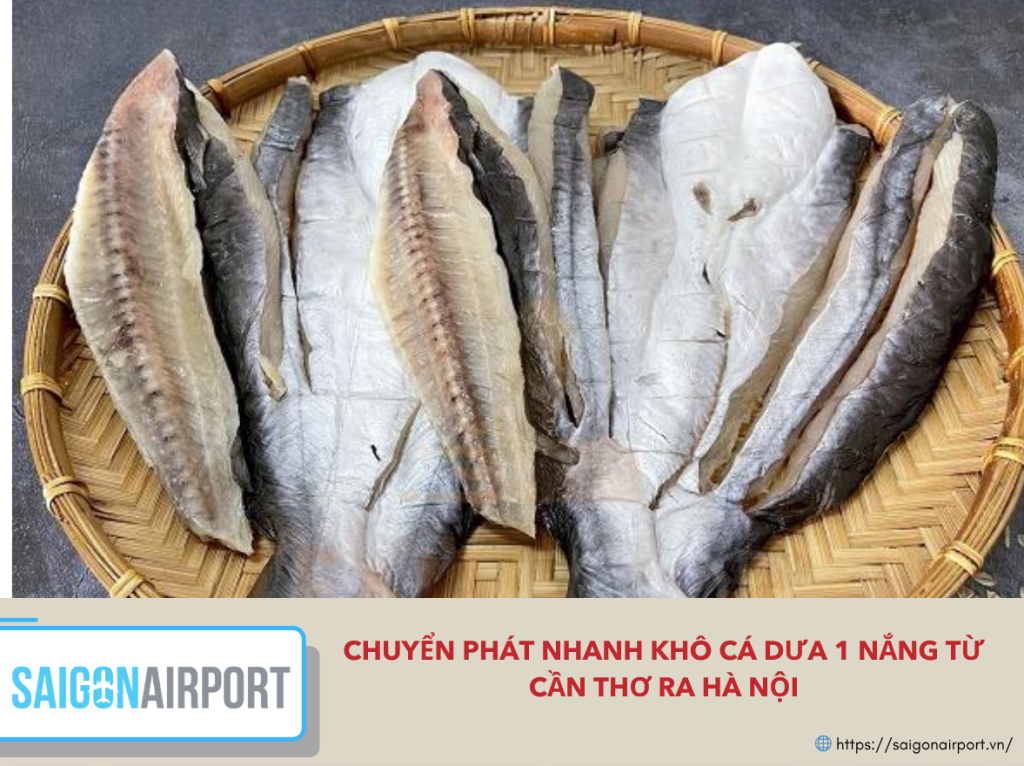 Chuyển phát nhanh khô cá dưa 1 nắng từ Cần Thơ ra Hà Nội