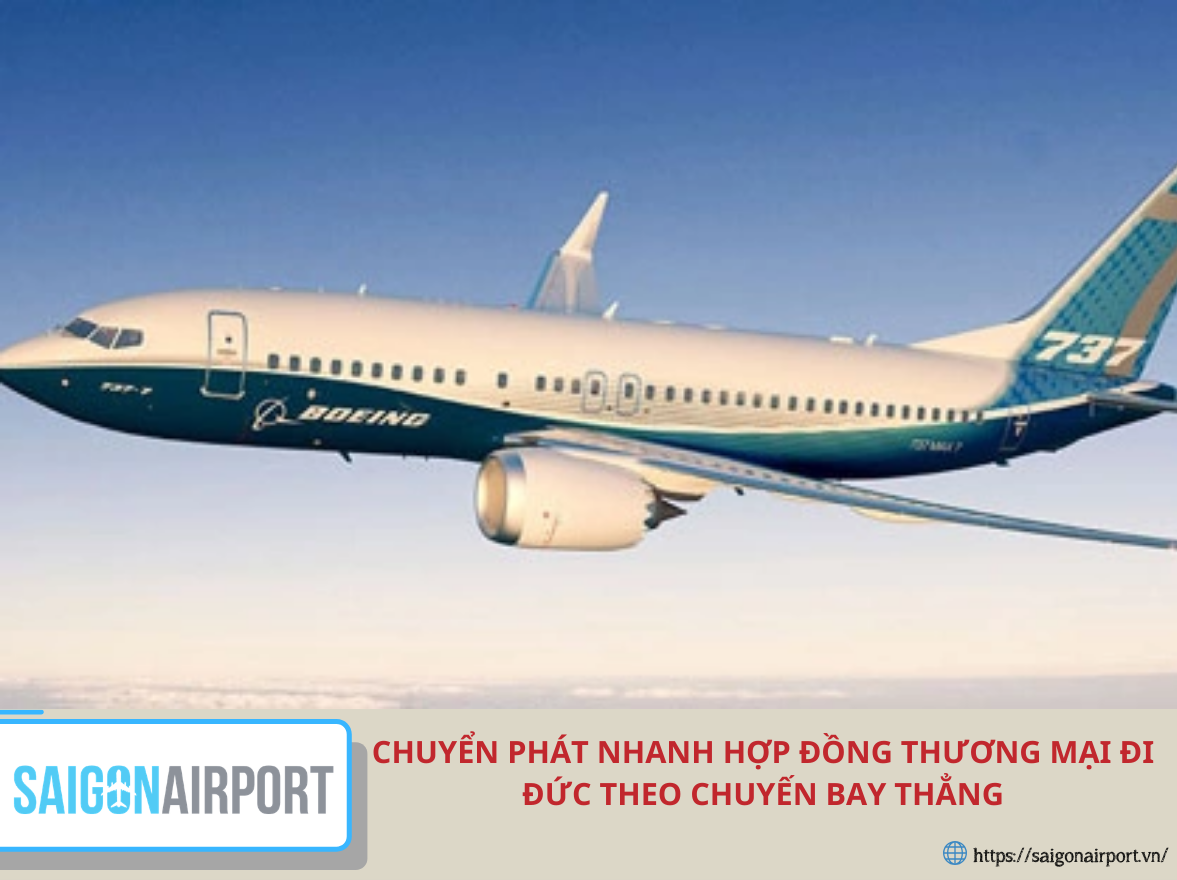 Chuyển phát nhanh hợp đồng thương mại đi Đức theo chuyến bay thẳng