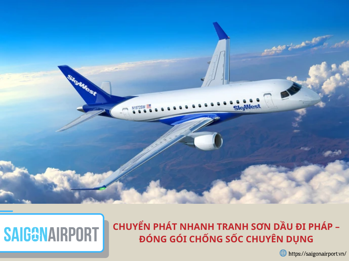 Chuyển phát nhanh tranh sơn dầu đi Pháp – đóng gói chống sốc chuyên dụng