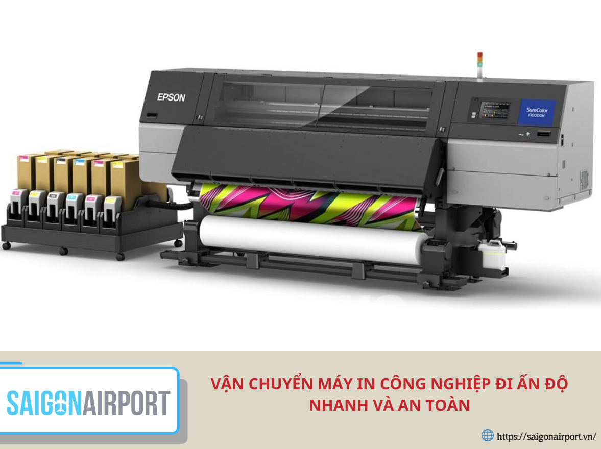 Vận chuyển máy in công nghiệp đi Ấn Độ nhanh và an toàn