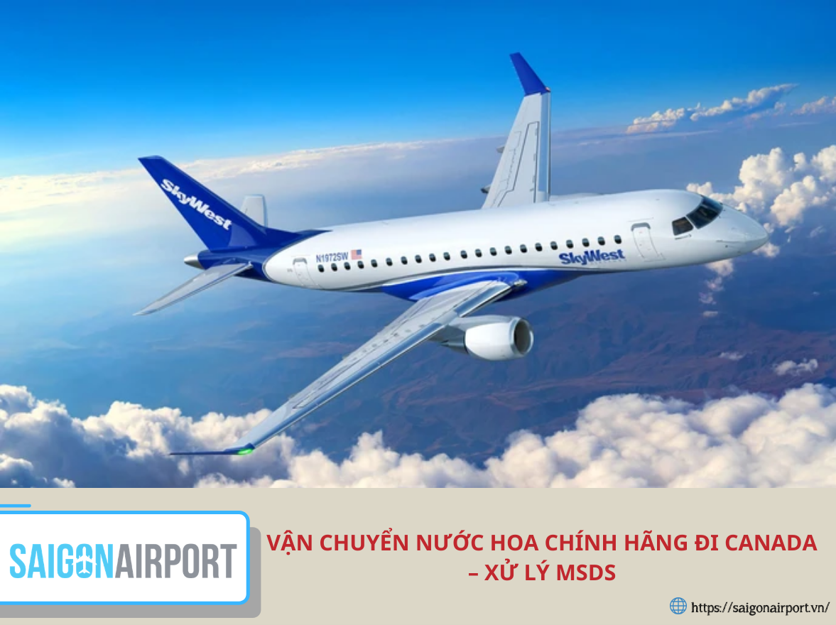 Vận chuyển nước hoa chính hãng đi Canada – xử lý MSDS