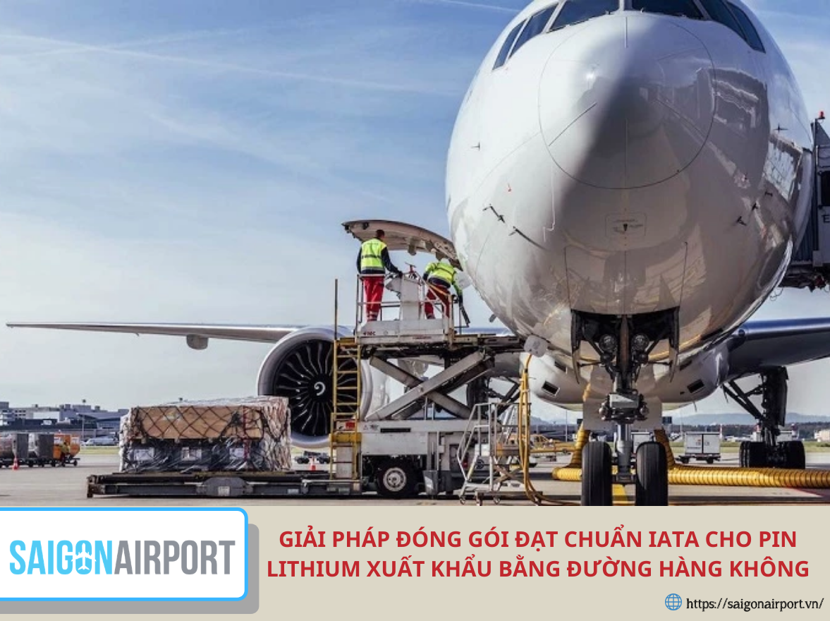 Giải pháp đóng gói đạt chuẩn IATA cho pin lithium xuất khẩu bằng đường hàng không