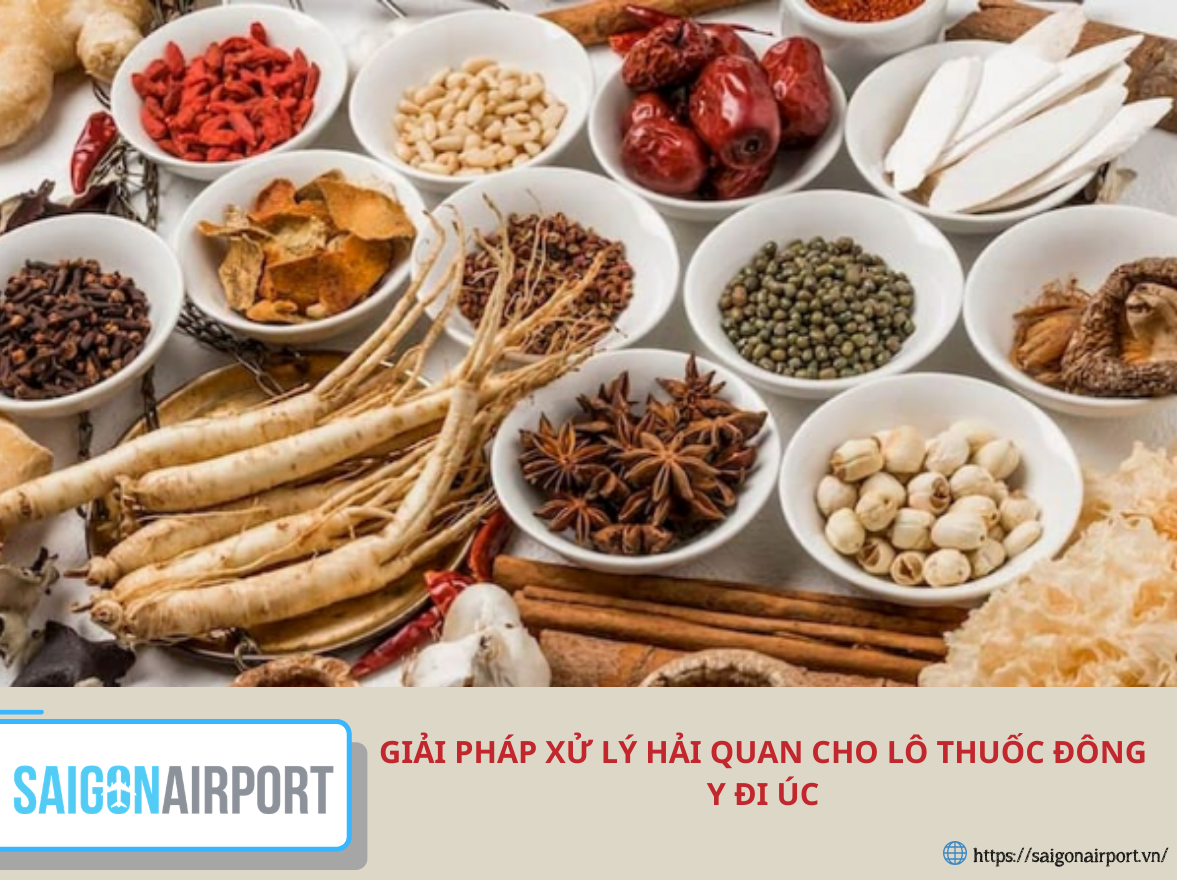 Giải pháp xử lý hải quan cho lô thuốc đông y đi Úc