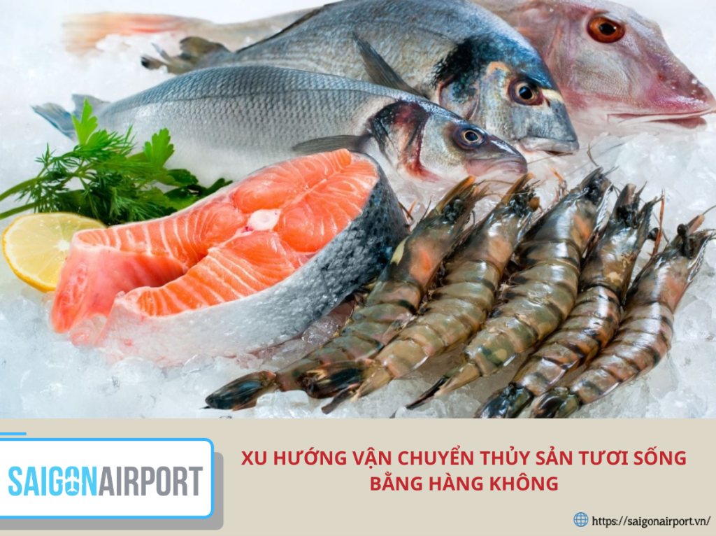 Xu hướng vận chuyển thủy sản tươi sống bằng hàng không