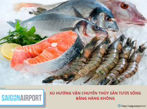 Xu hướng vận chuyển thủy sản tươi sống bằng hàng không