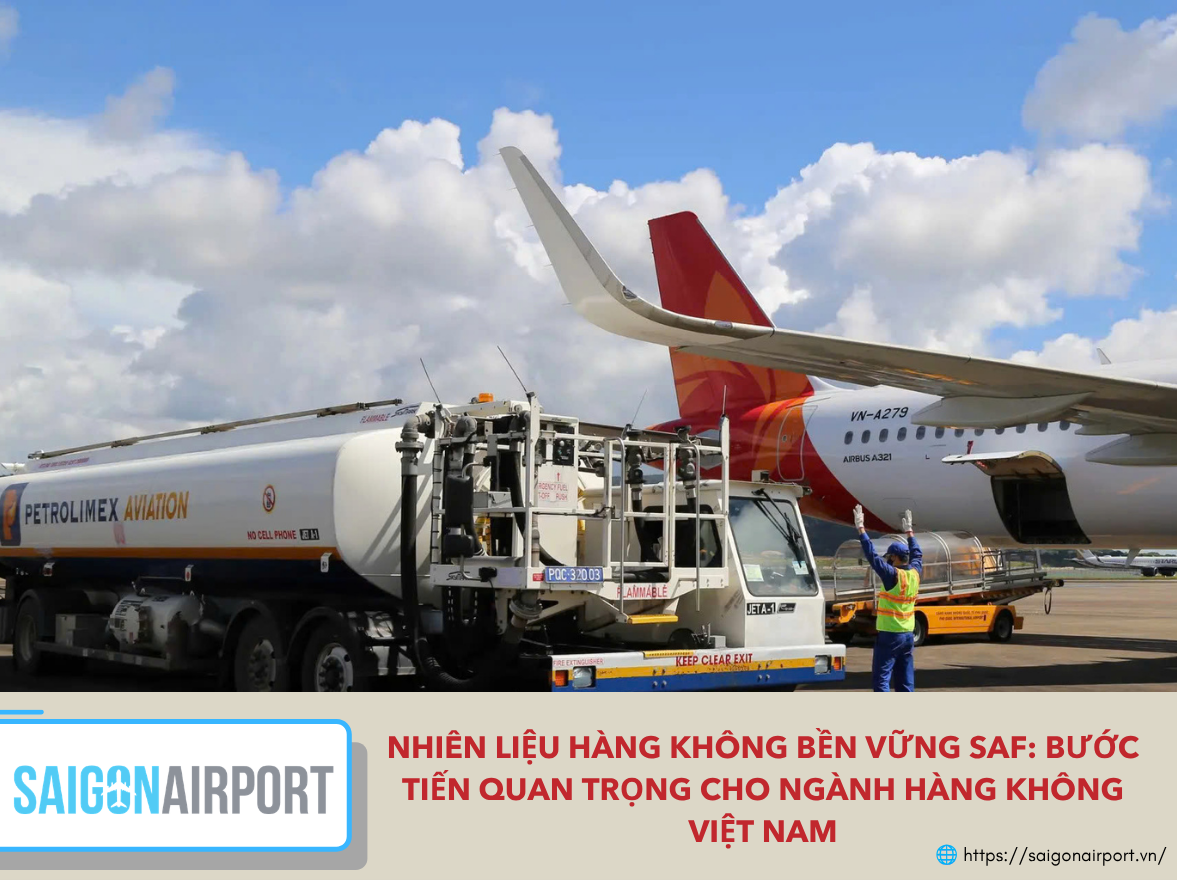 Khi nhu cầu vận tải hàng không tiếp tục tăng mạnh, bài toán giảm phát thải đang trở thành thách thức lớn đối với ngành hàng không Việt Nam. Trong bối cảnh đó, nhiên liệu hàng không bền vững (SAF) được xem là hướng đi tất yếu, nhưng việc triển khai vẫn cần một lộ trình phù hợp với điều kiện thực tiễn trong nước