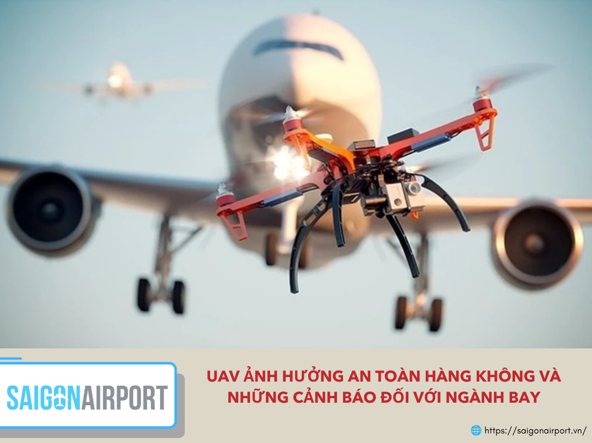 UAV gây ảnh hưởng nghiêm trọng đến an toàn hàng không dân dụng trong thời gian qua