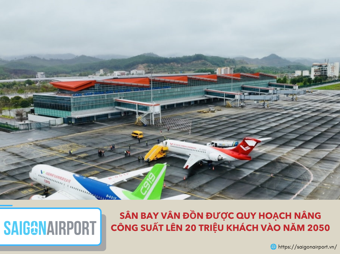 Cảng hàng không quốc tế Vân Đồn sẽ được quy hoạch để "lên đời" nhằm đáp ứng tình hình phát triển chung của địa phương