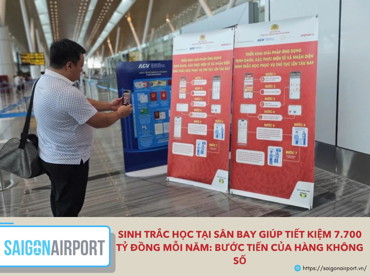 Việc ứng dụng các hệ thống sinh trắc học giúp rút ngắn thời gian làm thủ tục tại các sân bay