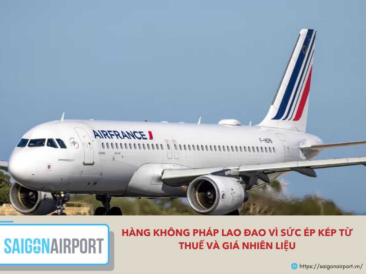Theo Chủ tịch FNAM Pascal de Izaguirre hàng không Pháp chịu sức ép kép từ thuế và giá nhiên liệu